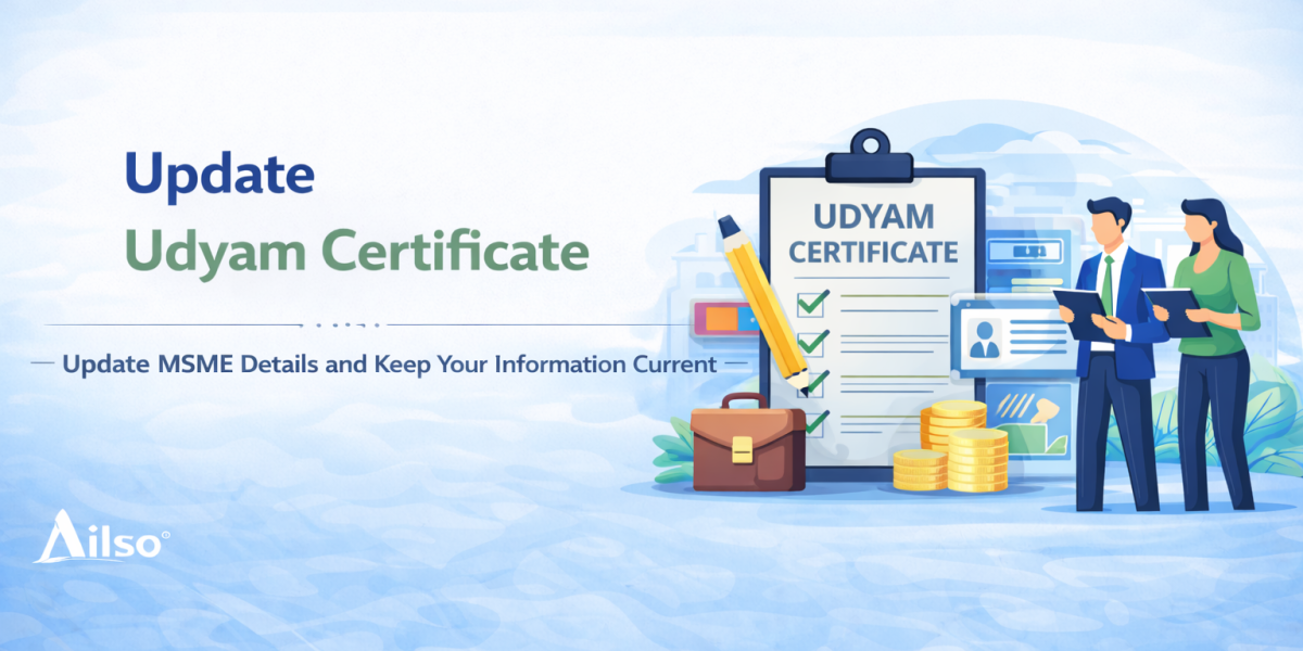 Update Udyam Certificate